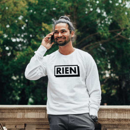 Sweat homme 100% coton